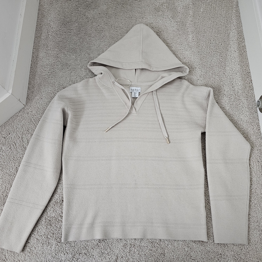 Beige Hooded Sweater